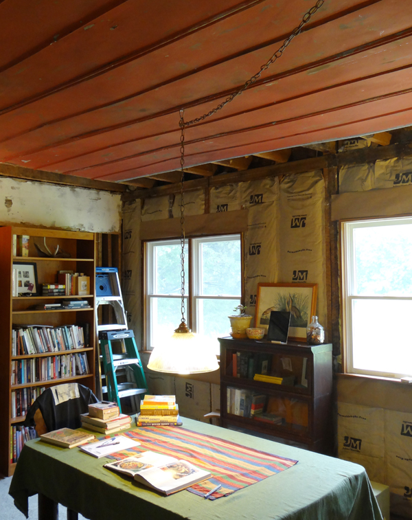 Renovations #2: A Ceiling of Old Barn Roofing