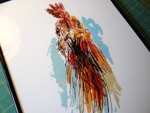 The First Chicken Portrait: Laura Lei