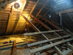 Renovating the Farmhouse: Working in the Attic